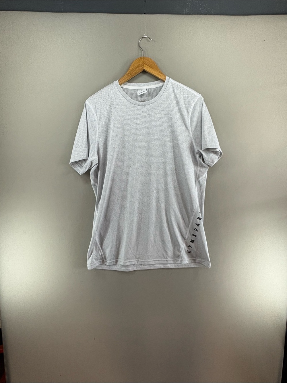 Gymshark Sport Short Sleeve T Shirt Men Size Large Active Gym Workout Gray